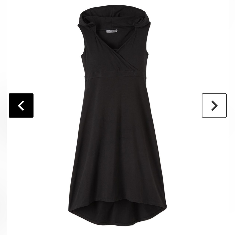 prAna Alana Black Hooded Dress – Women’s Sz S